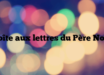 Boîte aux lettres du Père Noël