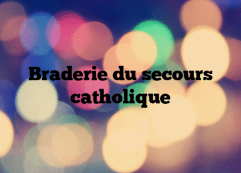 Braderie du secours catholique